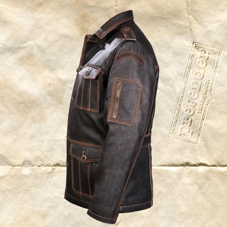 Куртка-пиджак «Tокио-Коричневая»